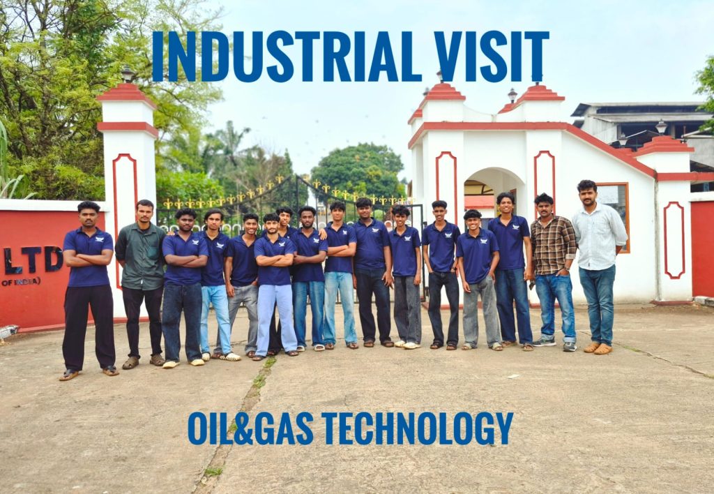 Students observing oil and gas equipment and operations during SR Institute IV program.